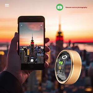 Bague connectée Q3 <span class=keywords><strong>pour</strong></span> <span class=keywords><strong>le</strong></span> suivi de la santé sportive avec fonctions de photographie, de suivi du sommeil, de fréquence cardiaque, d'<span class=keywords><strong>oxygène</strong></span> sanguin et de pression artérielle - Product Image 4