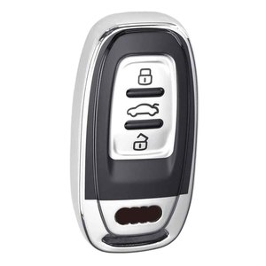 Huanyue Car Key Cover Black Silver Tpu Audi A4 A5 A6L A7 A8L A3L A4L Stylish Bestseller - Product Image 2