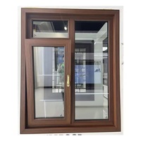 Norme canadienne Energy Star Façade de luxe moderne à battant Style balançoire Fenêtre en PVC Isolation thermique Acier inoxydable Fibre de verre