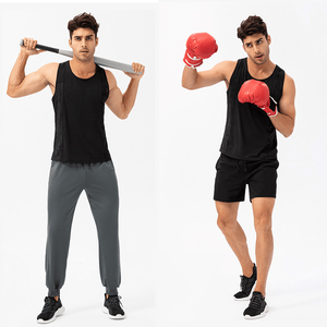 <b>Men</b> Breathable Gym <b>Vest</b> Training Workout Sport Tank Top 100% Polyester Running <b>Vest</b> <b>for</b> <b>Men</b> - Product Image 5