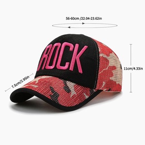 Gorra de Béisbol Bordada en 3D con Logotipo Personalizado, Estilo Rock, Ajustable, para Exteriores, Hip Hop, Deportiva, Vintage, Trucker, Snapback - Product Image 6