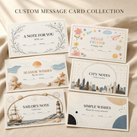 Biglietti d'Auguri Completamente Personalizzabili a Tema Assortito, Carte in Varie Forme e Colori con Carta Opaca Testurizzata per Regali e Auguri Quotidiani