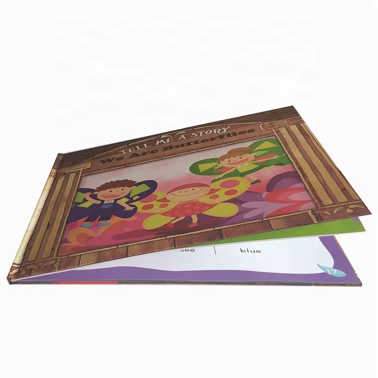 Personalizado capa dura crianças comic livro impressão booklet brochure impressão