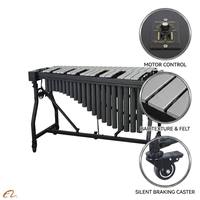 The Orchestra Plays a 37 Key Electric Vibraphone, a Steel Sheet Instrument, and a Bell Instrument