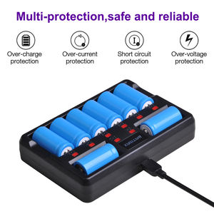 LCD Intelligent Rapide 8 Baies <span class=keywords><strong>CR123A</strong></span> Batterie <span class=keywords><strong>Chargeur</strong></span> pour Li-ion RCR123A 16340 RCR2 CR2 <span class=keywords><strong>Rechargeable</strong></span> Batteries - Product Image 4