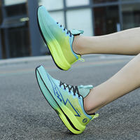 Chaussures de marathon unisexes imperméables, respirantes, avec empeigne en mesh, pratiques, durables, en tissu hautement élastique, motif mosaïque cool, confortables