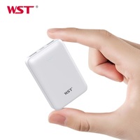 Alimentation mobile portable extérieure WST Batteries d'alimentation 10000mah de haute qualité pour la fête