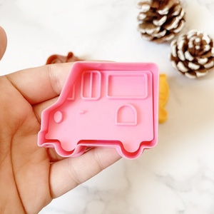 Bán Sỉ Dụng Cụ Ép Bánh Quy Tự Làm Bằng Nhựa Hoạt Hình Cho Trẻ Em Trẻ Em 4 Chiếc Dụng Cụ Cắt Bánh Quy Xe Lửa - Product Image 5