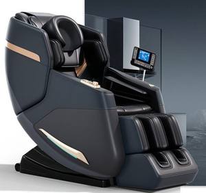 Silla de masaje de cuerpo completo C125 moderna gravedad cero Yamaguchi eléctrica AI calefacción por voz cintura pie PU cuero convenientemente portátil - Product Image 2