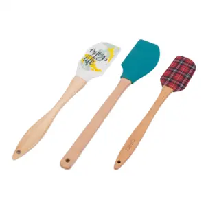 Spatula silikon mini, alat dapur gadget spatula silikon pengikis spatula