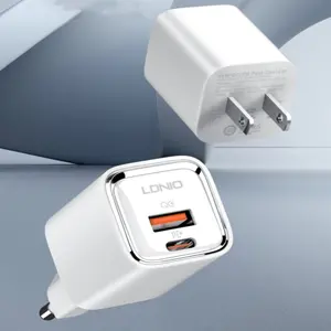 Wholesale Portable Mini 20W Dual USB C type-c wall charger adapter for IPhone fast 20W PD QC3.0 phone backup charger custom
