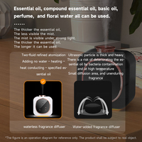 Veilleuse LED à capteur intelligent pour couloir, diffuseur d'arômes sans eau, sans fil, rechargeable USB Type-C/électrique