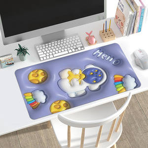 Cartoon Rubber Desk <b>Mat</b> Rectangle Non Slip Mouse Pad <b>Gaming</b> Pad For Kids And Office Use - Product Image 5