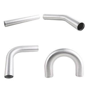 Tuyau d'admission d'air de tube en aluminium de <span class=keywords><strong>63mm</strong></span> 2.5 pouces 0/45/90/180 degrés <span class=keywords><strong>Intercooler</strong></span> de voiture de course compatible - Product Image 1