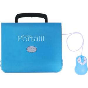 Enfants bilingue <span class=keywords><strong>anglais</strong></span> et espagnol ordinateur portable apprentissage Machine jouet 130 fonctions apprentissage éducatif jouet informatique avec musique - Product Image 6