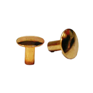 Fabricante de Remaches Personalizados, Remaches de Cobre con Cabeza Redonda, Cabeza Plana, Remaches Huecos y Semi-Tubulares para Muebles - Product Image 1