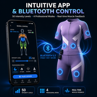 Prix d'usine – Ensemble de musculation et de remise en forme Bluetooth EMS à 12 zones pour entraînement corporel et performance