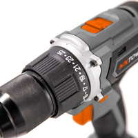 MXTOVEL Kit de perceuse à moteur sans balais sans fil industrielle Perceuse à main électrique portable avec batterie