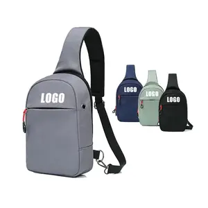 BSCI Custom Factory Wholesale Cheap Men Chest Bag Travel Sports Fashion Chest Sling Cross Side Bag For Crossbody Bag