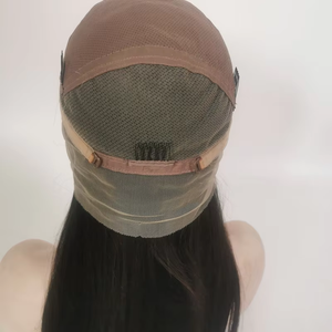 Pelucas de Cabello Humano Liso Sedoso Color Marrón <span class=keywords><strong>Chocolate</strong></span>, Pelucas Completas de Encaje Remy Brasileñas Pre-Arrancadas Sin Pegamento - Product Image 6