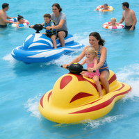 Jouet aquatique électrique gonflable, vitesse 6-8 km/h, étanche IPX7 pour les sports nautiques