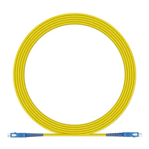 Cable de fibra óptica SC ST FC LC, monomodo, para exteriores, táctico, simple