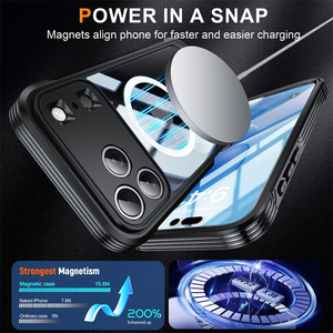 Funda magnética 360 de cobertura total para iPhone 17 Pro Max, 16, 15, 14, 13 Plus, fundas de lujo 360 para iPhone 17 Pro - Product Image 6