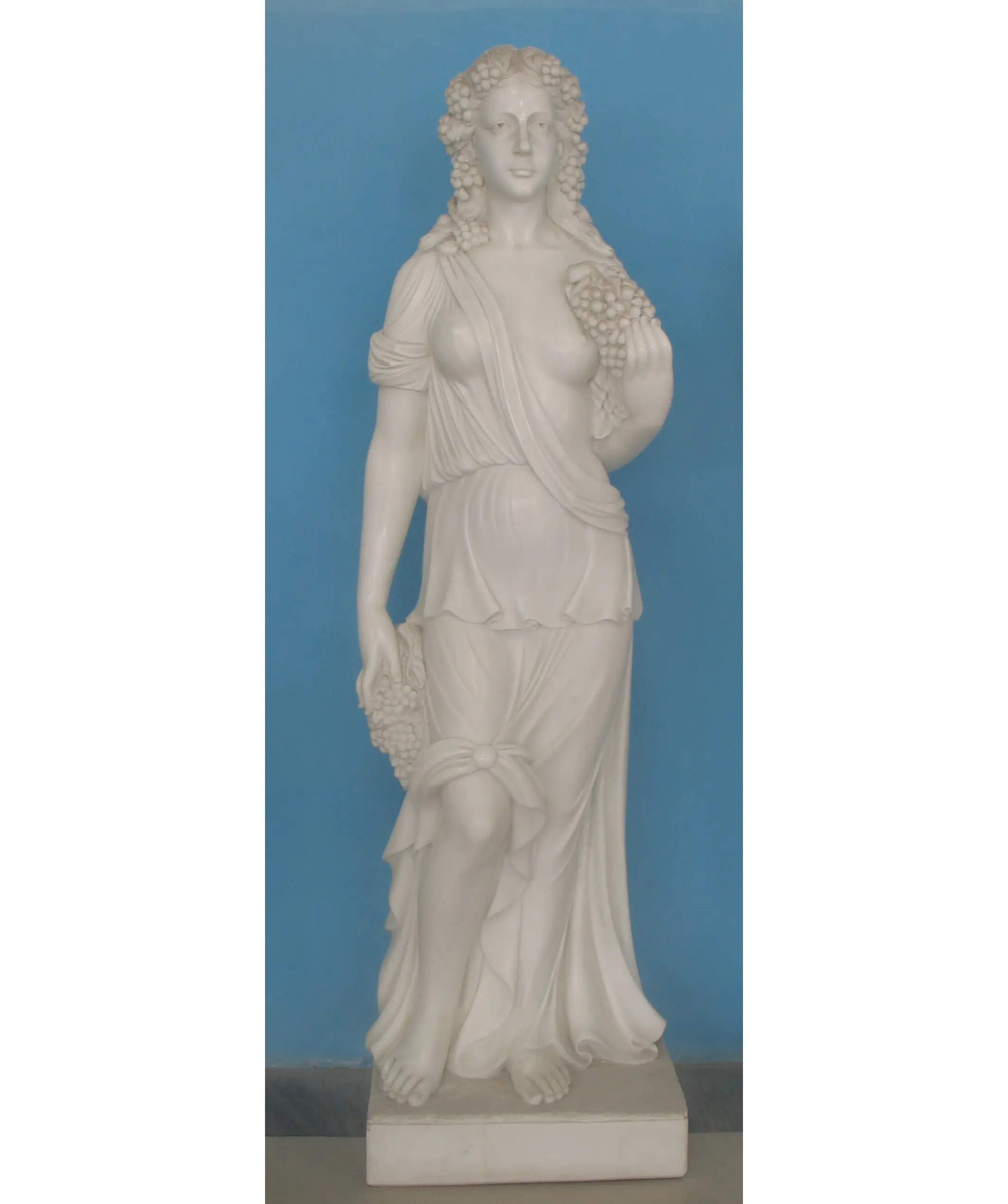 Kunden spezifische lebensgroße Garten dekoration Europäische hand geschnitzte Frauen flügel Figur Statue