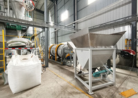 Séchoir rotatif à tambour OSA pour résidus de manioc, marc de céréales, séchoir à air chaud à circulation optimisée pour économie d'énergie avec composants à roulements
