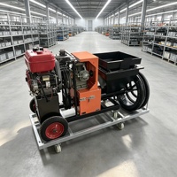Machine à plâtrer murale compacte 220V avec distribution uniforme des matériaux pour la construction