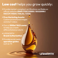LIFEWORTH Liquide de vitamine C liposomale à base de plantes 1000mg Support immunitaire facile à absorber