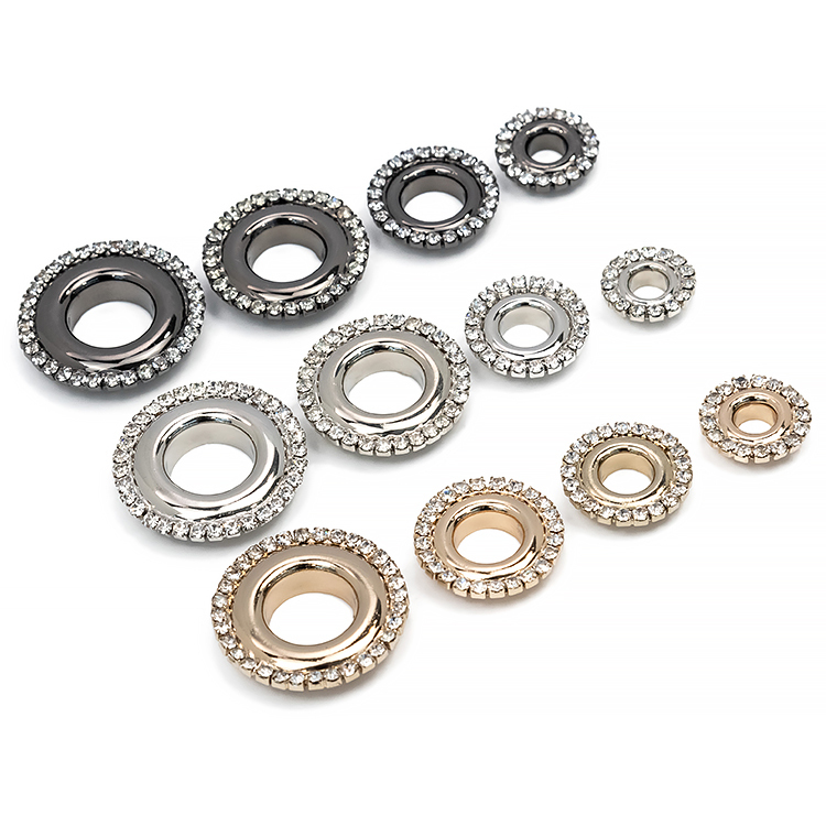 Alloy Gold Buckle Decorative Eyelets De