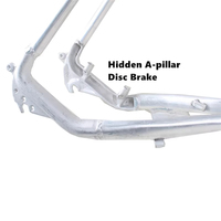 Pièces détachées de vélo en alliage d'aluminium Cadre de vélo brut vierge Cadre de vélo de montagne Cadre de frein à disque 27.5 29 pouces Cadre de vélo