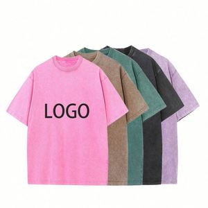 T-shirt en coton 100% à effet délavé, grammage lourd, tissu éponge vieilli, impression DTG - Product Image 2