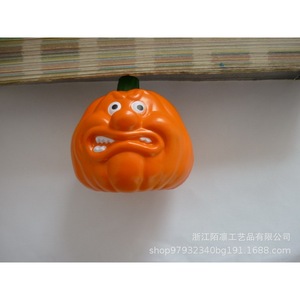 Cartoon Halloween Pumpkin Shape Pu Foam High <b>Rebound</b> Stress Relief Toy Trick Decor Unisex 8 To 13 Years - Product Image 2