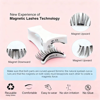 Faux cils magnétiques, faux cils naturels, cils magnétiques, cils magnétiques avec applicateur