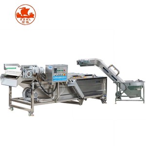 Machine de lavage automatique en forme de festonné, l, pour le traitement des fruits de <span class=keywords><strong>mer</strong></span>, des coquillages, équipement de nettoyage - Product Image 1
