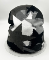 Gorros de Invierno Unisex de Lujo con Forro de Satén, Diseño Jacquard de Estrellas, Logotipo Personalizado, Marca Privada, Estilo Y2K, 3 Niveles de Calidez, Casual de Negocios