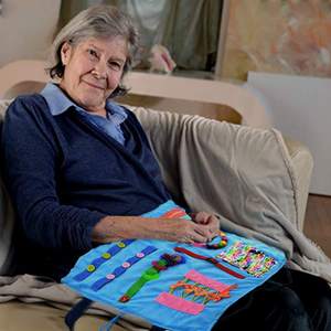 Couverture sensorielle Fidget pour Alzeimers Couverture Fidget pour adultes atteints de démence Couverture sensorielle Jouets pour Alzheimer Anxiété Démence - Product Image 5