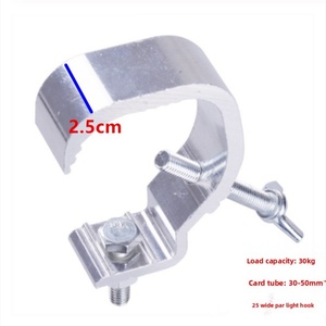 Pince de fixation pour projecteur de scène à tête mobile en aluminium moulé, à boucle simple et double, système de mesure métrique - Product Image 3