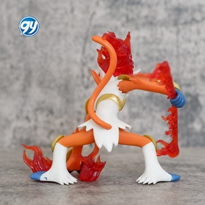 Statuetta Anime Infernape Pikachu Stile Pokémon, Ornamento per Auto, Decorazione per Case del Computer, Regalo da Collezione, Artigianato in Plastica a Tema Animale Domestico - Product Image 4