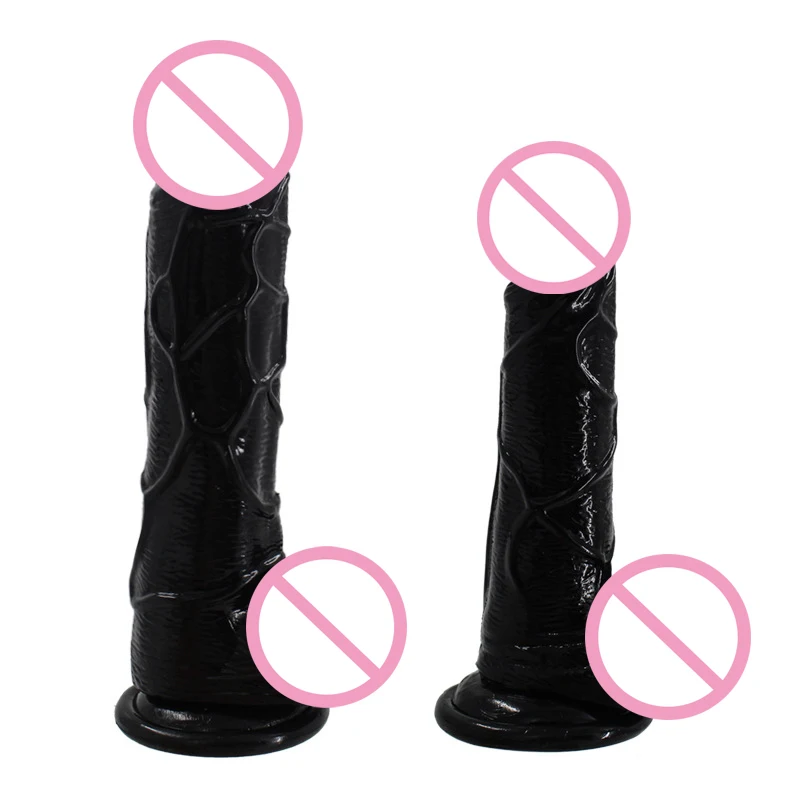 O clássico quente da venda denomina 7 polegadas de brinquedos adultos do sexo do vibrador realístico do TPE para mulheres