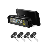 Moniteur de pression des pneus solaire T344 TPMS Capteur haute précision avec capteur intégré et externe Universel automobile