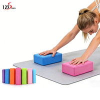 Blocs de yoga en EVA antidérapants pour la maison, pour les exercices de Pilates et le renforcement du tronc