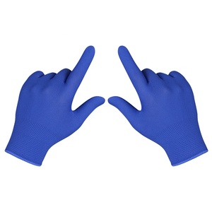 Nuovo caldo di produzione all'ingrosso di lavoro sicuro di lavoro in PVC protettivo punteggiato guanti di Nylon per il lavoro - Product Image 4