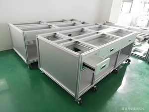 Giá cả cạnh tranh cấp công nghiệp 6000 Series nhôm hồ sơ t khe cắm thiết bị Cấu trúc khung - Product Image 4