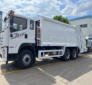 20cbm รถบรรทุกอัดขยะแบบกลับด้านสามารถควบคุมระยะไกลได้มีวงจรการทำงานแบบไฮดรอลิก25วินาที - Product Image 4