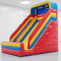 Château gonflable durable en PVC écologique avec toboggan et trampoline, capacité de 20 enfants, pour usage commercial