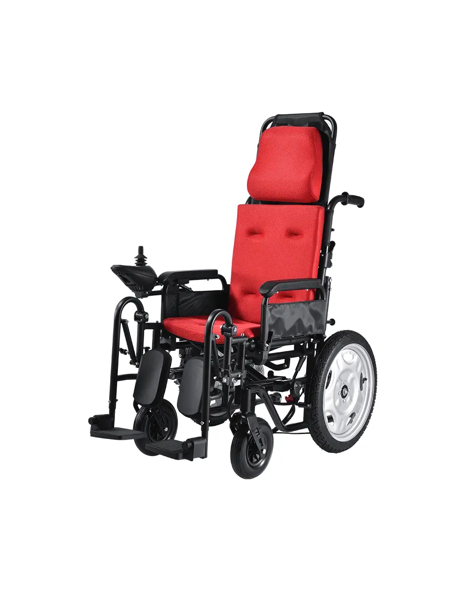 Amazon sale china manufacture electric wheelchair folding High Back electric wheelchair for children