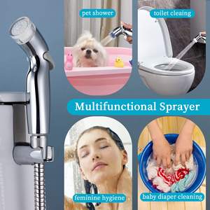 Новинка: современный хромированный биде-спрей из АБС-пластика с фильтром, распылитель-биде с фильтрами для умягчения воды — удаляет хлор - Product Image 6